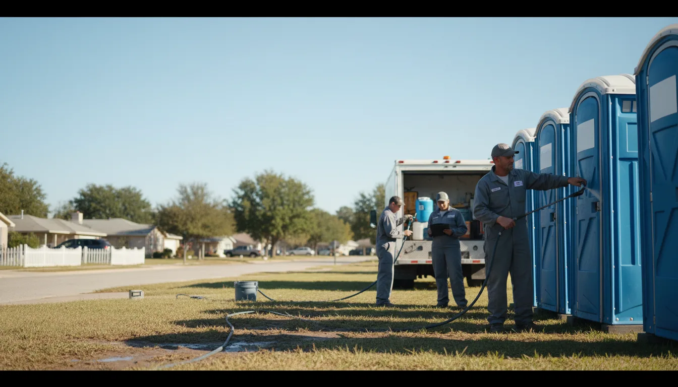 Long-Term Portable Toilet Rental in Range, AL near me